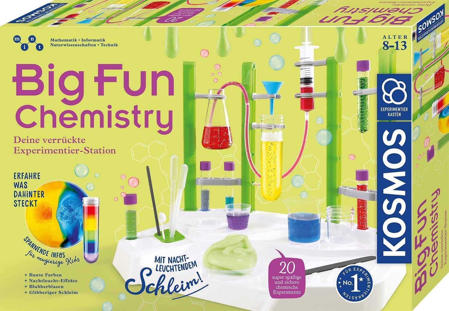 Detalle de Kosmos Big Fun Chemistry: laboratorio di chimica sicuro e pratico per bambini