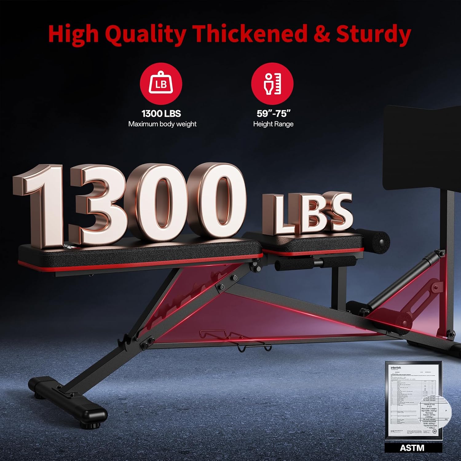 Detalle 2 de PASYOU PM35 Leg Press Machine and Adjustable Bench with 12-Level Hydraulic Resistance
