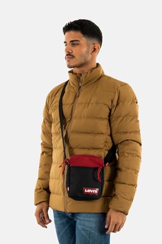 Detalle de Levi's Mini Crossbody Solid (Red Batwing) – Borsa a tracolla uomo, handsomemente essenziale