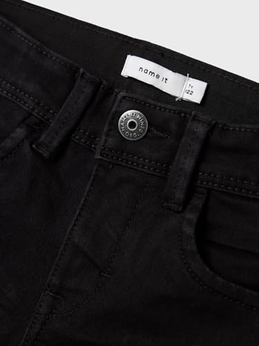 Detalle de NAME IT Jungen Nkmsilas Xslim 2002-tx Noos Slim-fit-Jeans, Schwarz, 104 EU