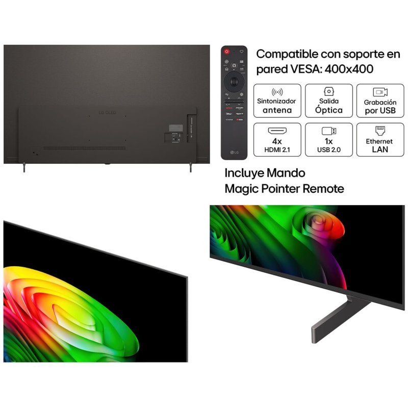 Detalle de LG OLED48B65LA: OLED 48'' 4K con 120 Hz, HDR y webOS para cine y gaming