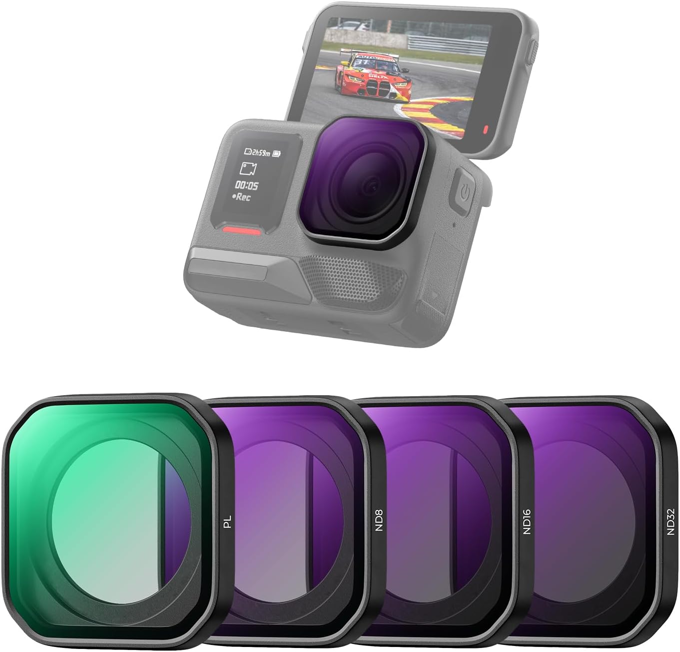 Thumbnail 4 de K&F CONCEPT Schraubfilter-Kit ND8/16/32/64