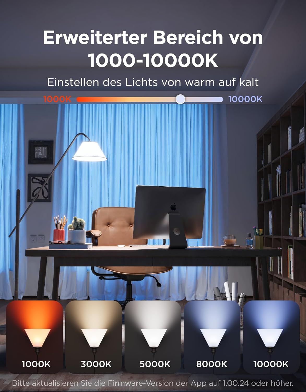 Thumbnail 3 de Govee Smart Glühbirne E27 – 1600LM RGBWW, Matter-Kompatibel, App-Steuerung
