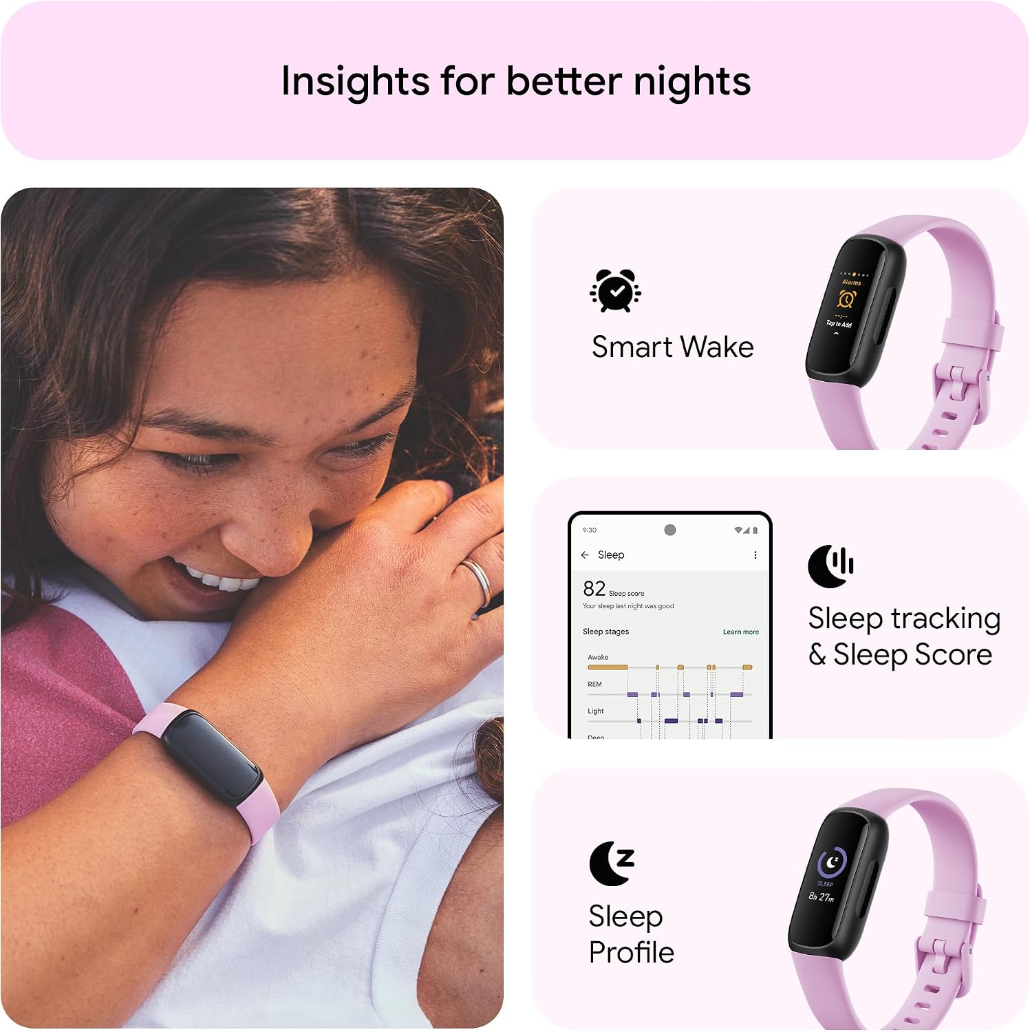 Thumbnail 5 de Google Fitbit Inspire 3 Activity Tracker