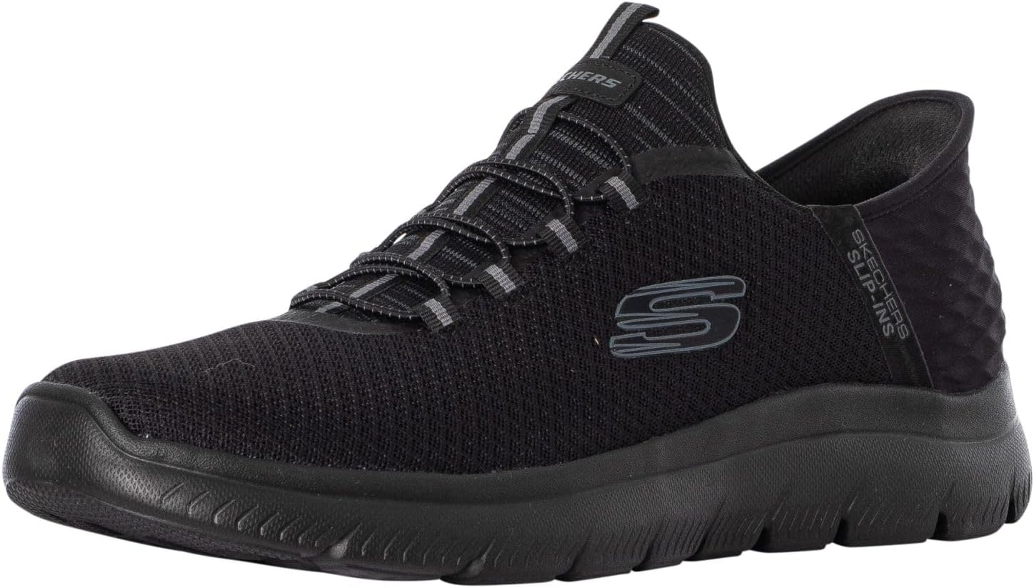 Detalle de Skechers Summits High Range - Zapatillas Hombre, Negro 🖤