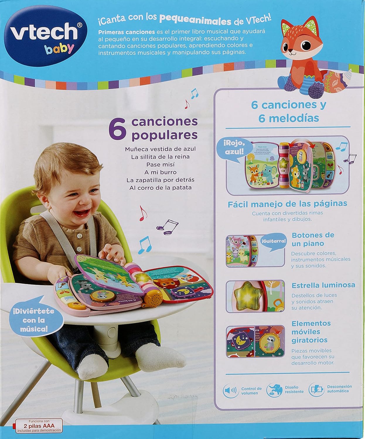 Thumbnail 5 de VTech Baby - Libro Interactivo de Canciones para Bebés +6 meses 🎶
