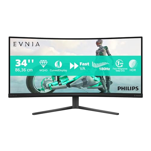 Thumbnail 4 de PHILIPS 34M2C3500L: Monitor Gaming Curvo 34'' UW-QHD a 180 Hz