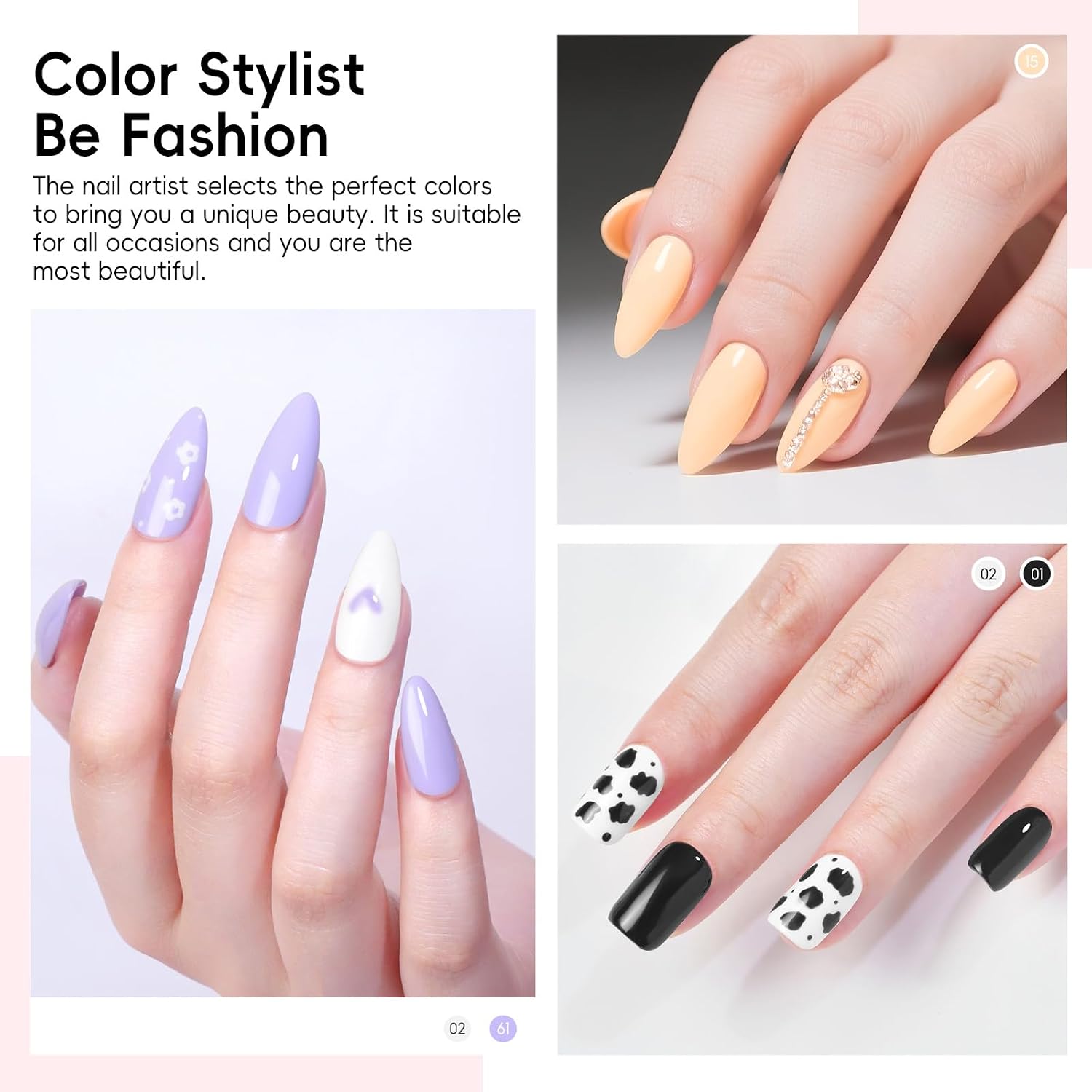 Thumbnail 3 de COSCELIA 40pcs Gel Nail Polish Set 💅