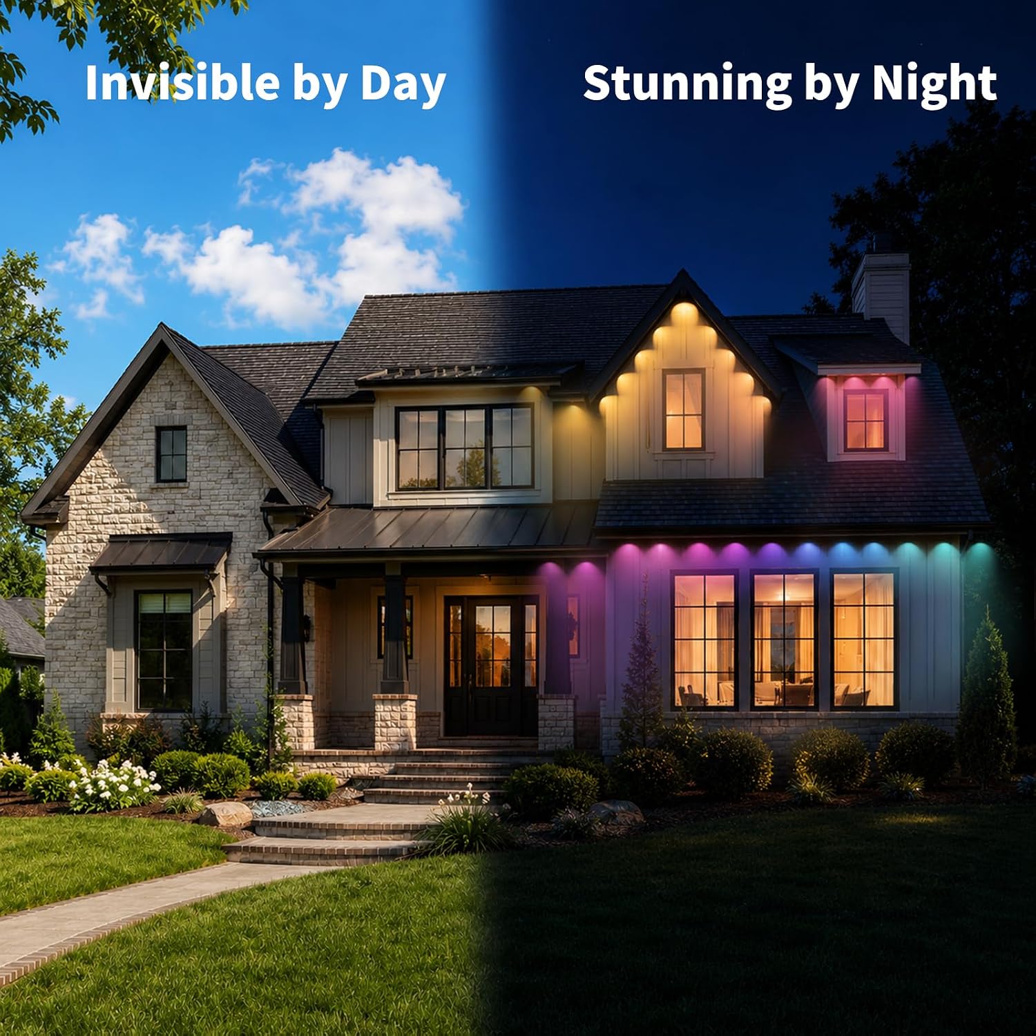 Detalle 2 de INCARLED INCAR-100FT-OUTDOOR-STRING Outdoor Lights, 100FT RGBIC, 60 LEDs, IP67