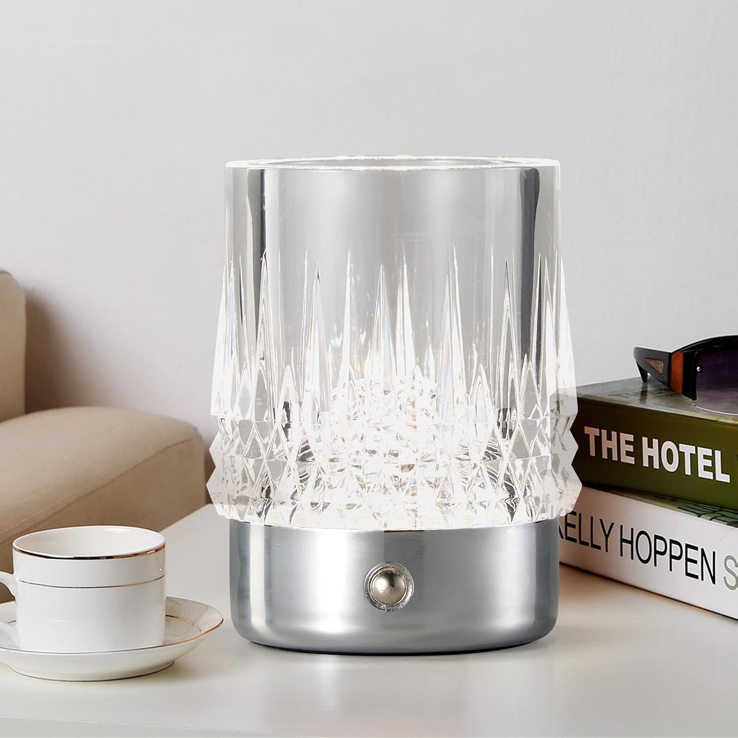 Detalle 1 de HARPER LIVING 1455C Rechargeable Table Lamp, Touch Dimming and Three Light Colours