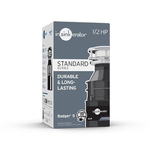 Thumbnail 9 de InSinkErator Badger 5 Garbage Disposal with Power Cord: 1/2 HP, Continuous Feed