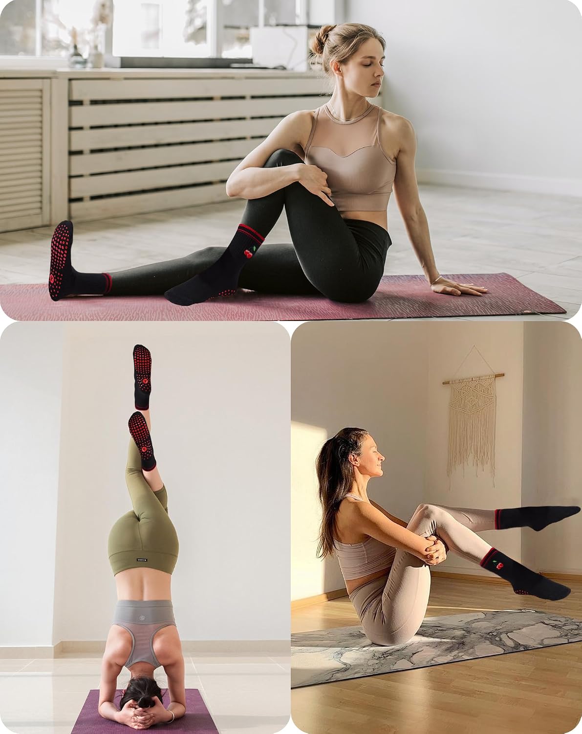 Thumbnail 6 de Yawlsow Pilates Grip Socks for Women
