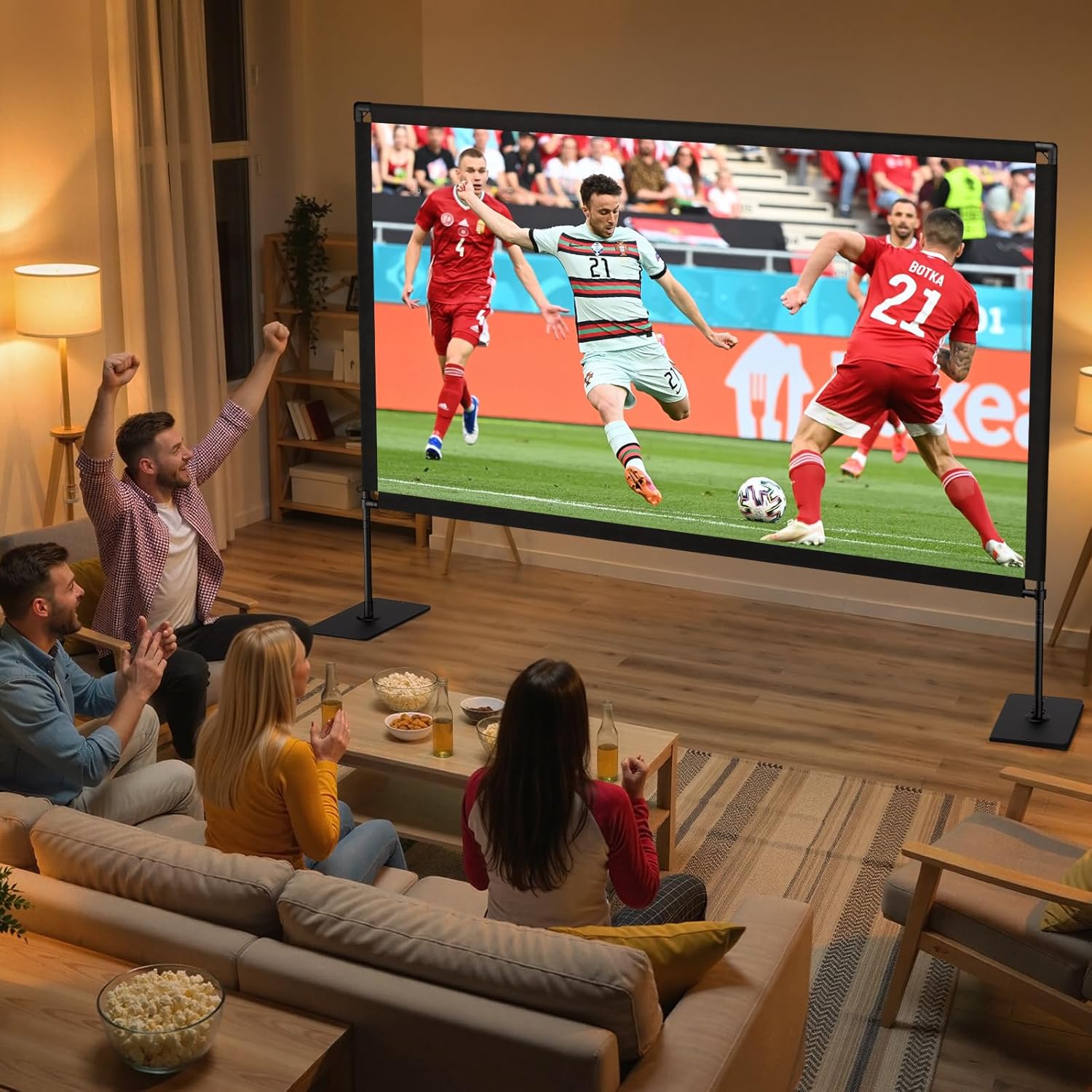 Thumbnail 1 de 120inch Outdoor Projector Screen 16:9 4K 📽