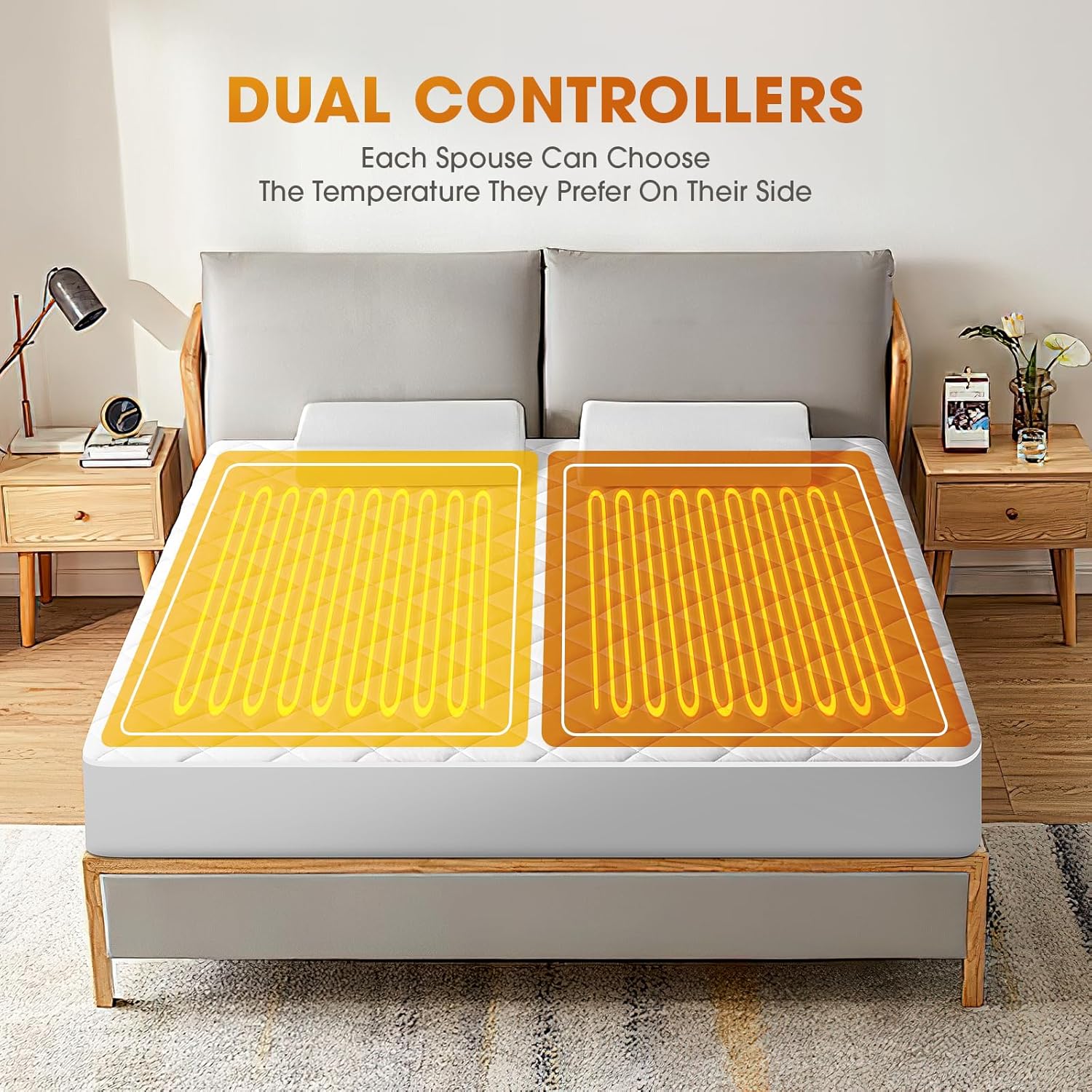 Detalle de Heated Mattress Pad Queen Size 60"x80"