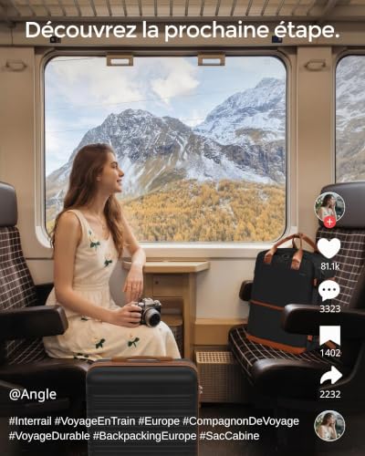 Thumbnail 6 de COOLIFE Ryanair Valise Cabine 55x35x20 cm et EasyJet Cabine 40x30x20 cm – Bagage de cabine polyvalent