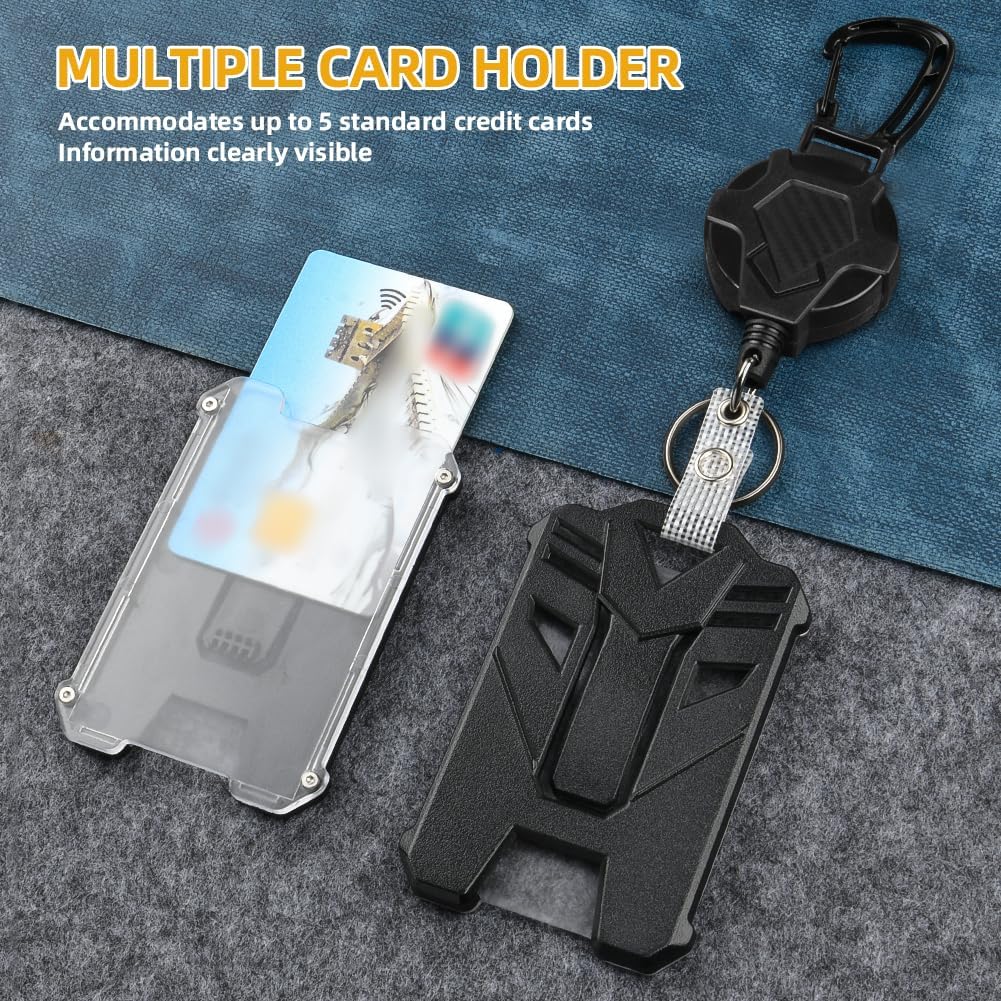 Detalle de Vicloon Portachiavi Retrattile – Porta Badge a Moschettone con Bobina Diamante