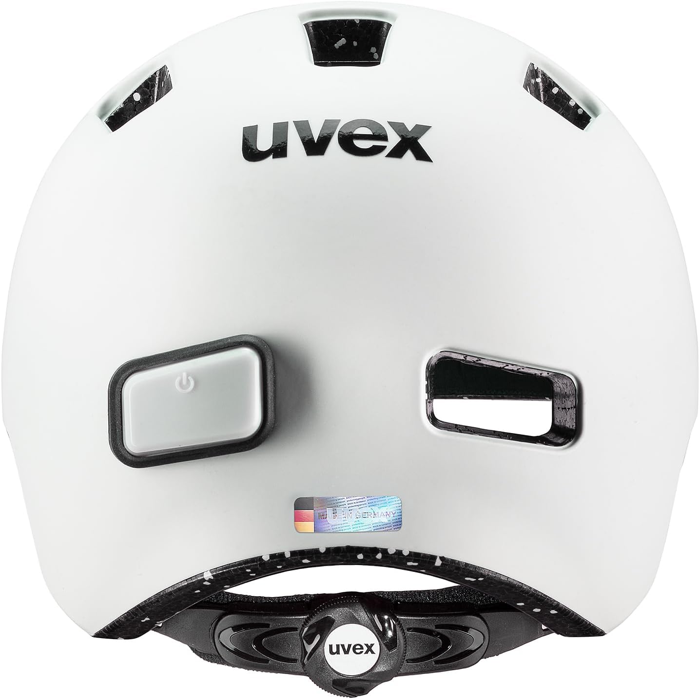 Detalle 2 de Uvex city 4 fietshelm met ledachterlicht, 55-58 cm, White Skyfall Matt