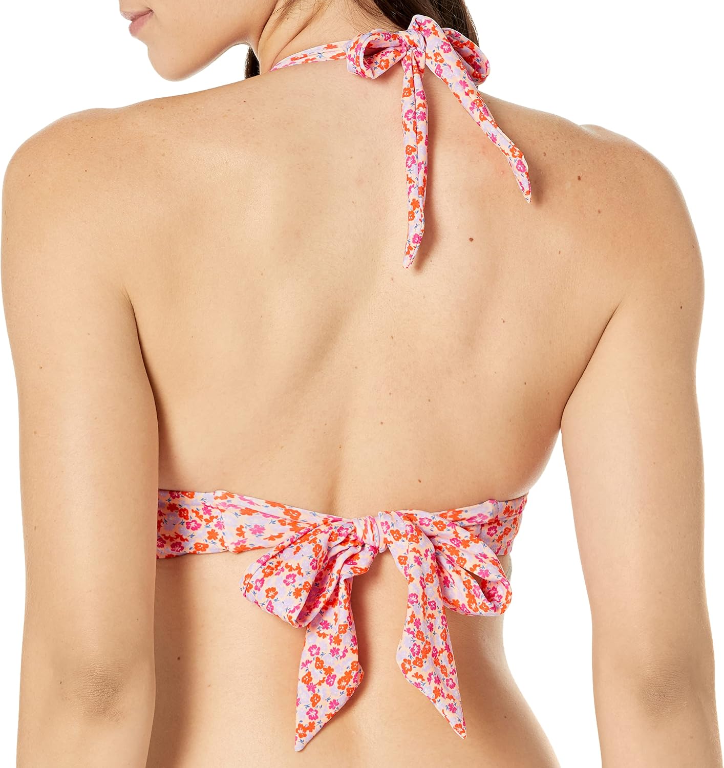 Detalle de Amazon Essentials Tie Halter Bikini Top — Light Support
