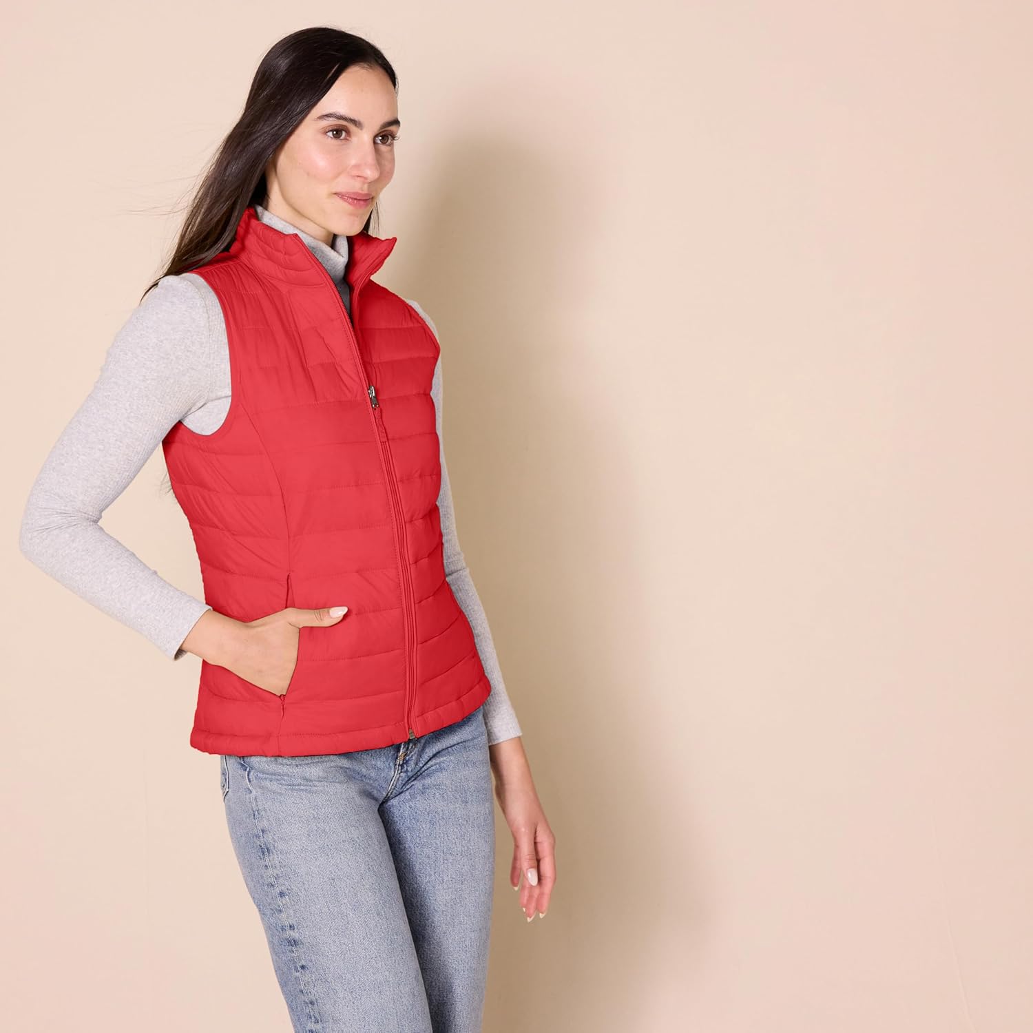 Thumbnail 1 de Amazon Essentials Women's Lightweight Water-Resistant Packable Puffer Gilet