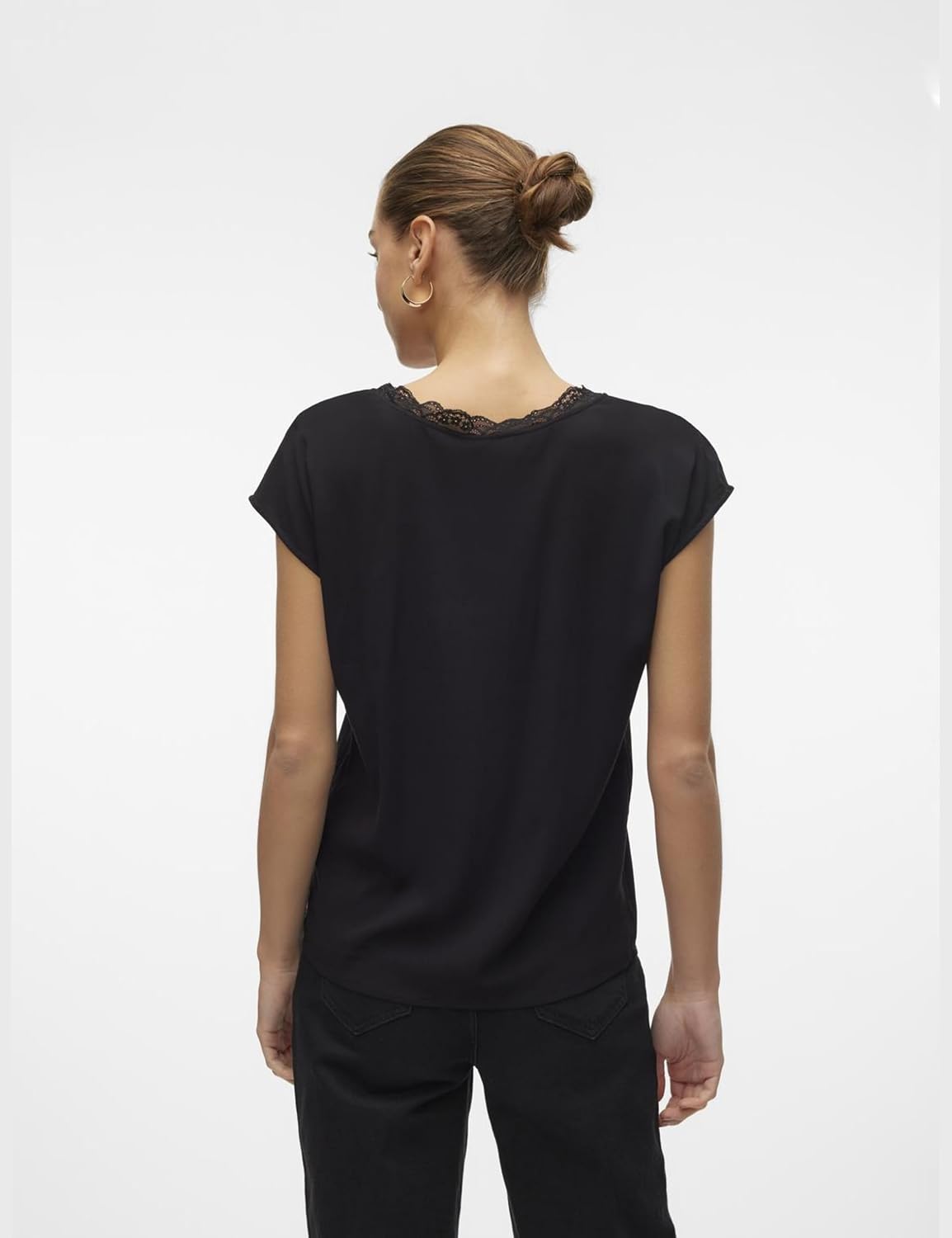 Detalle de VERO Moda Vmbella Sl Lace Top Damen