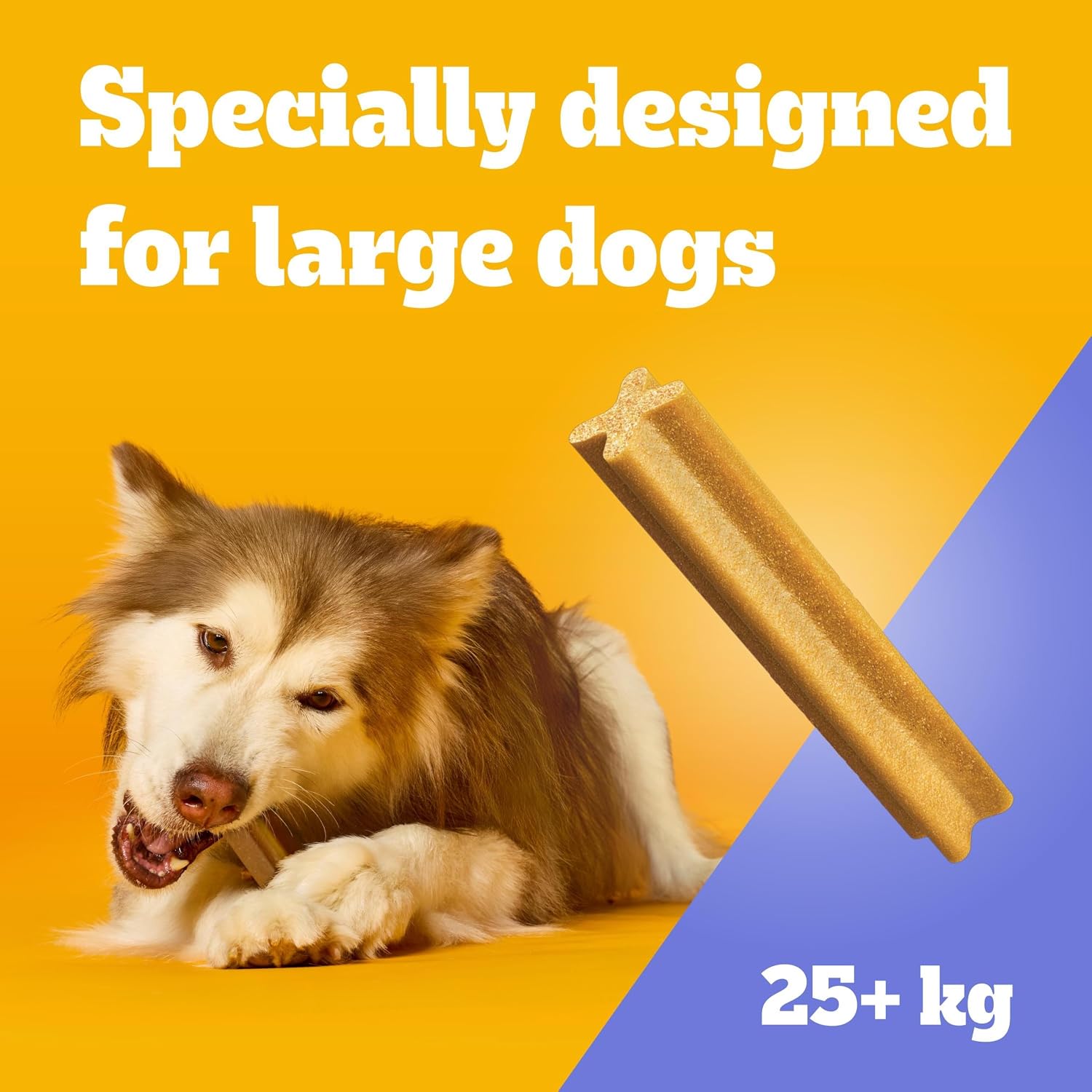 Detalle de Pedigree DENTASTIX - Dental Dog Chews for Adult Large Dogs (25kg+) | Megapack 4 x 28 Sticks