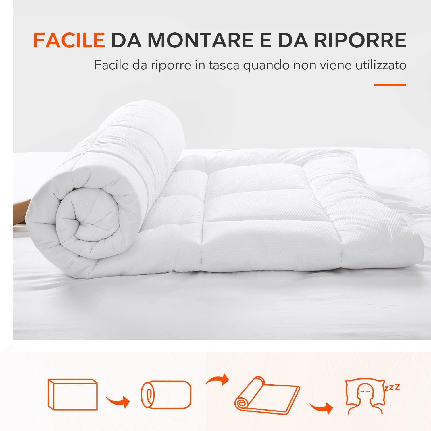 Thumbnail 5 de Sweetnight Topper 140x190 6 cm microfibra extra-morbido