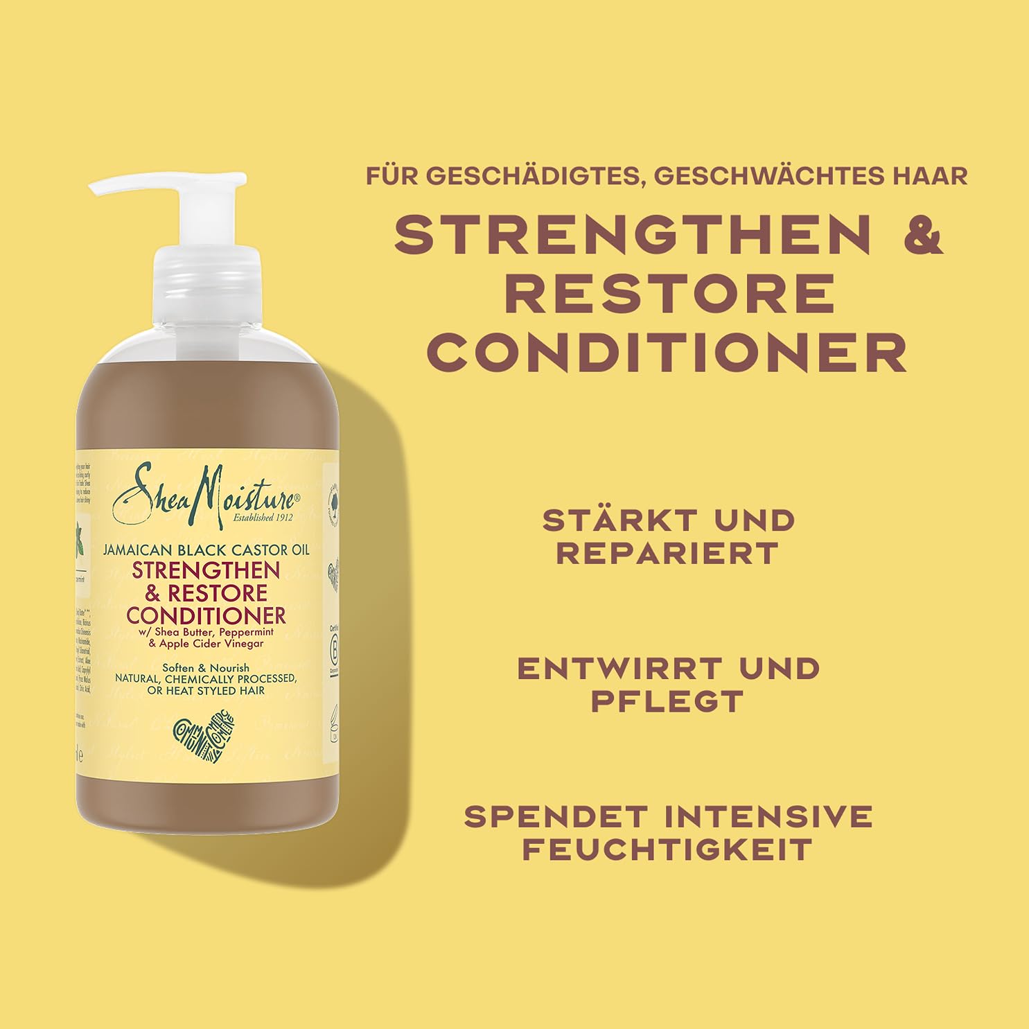 Thumbnail 1 de SheaMoisture Strengthen & Restore Conditioner 384 ml