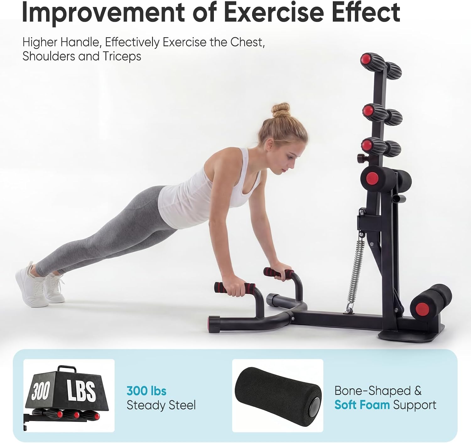 Detalle de DUMOS Deep Squat Machine, Adjustable Resistance