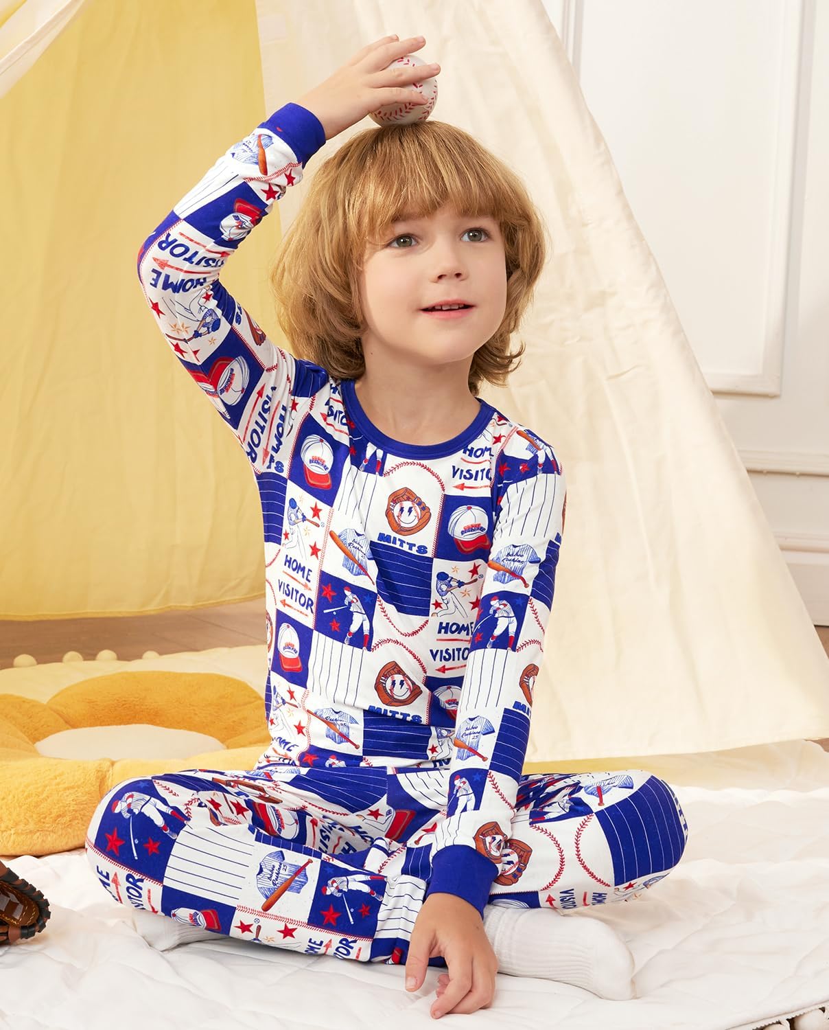 Thumbnail 6 de babee Reshinee Kids Pajamas in Bamboo Viscose