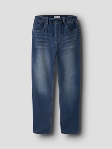 Detalle de NAME IT Boy Jeans Slim Fit Sweat – Jogger-Jeans mit Kordelzug, Baumwolle-Mix