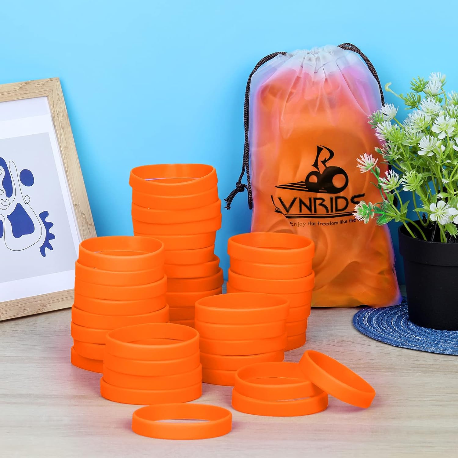 Detalle 2 de LVNRIDS silicone wristbands 7 inch for kids