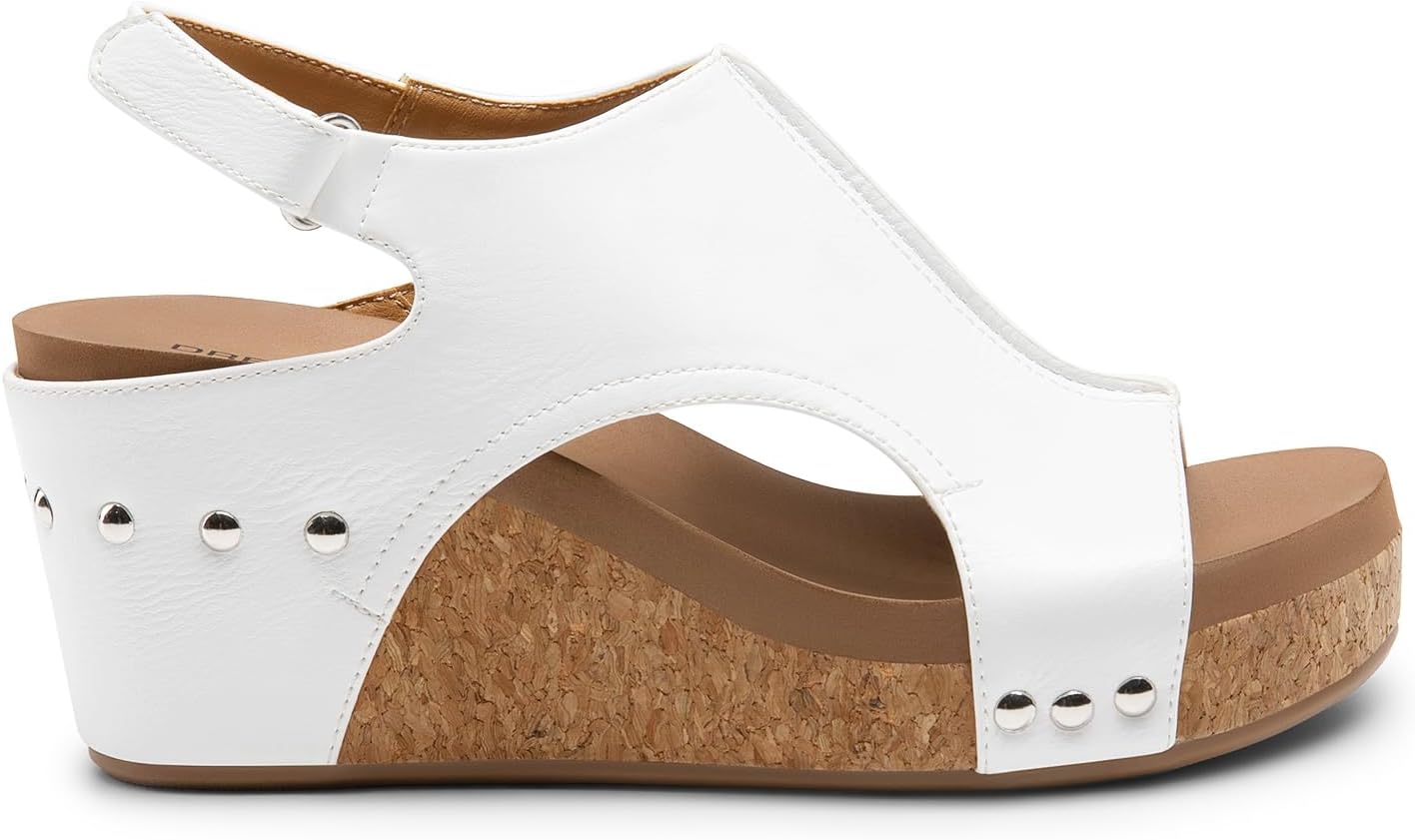 Thumbnail 3 de DREAM PAIRS Women’s Platform Wedge Sandals with 2.5-Inch Cork-Style Heel