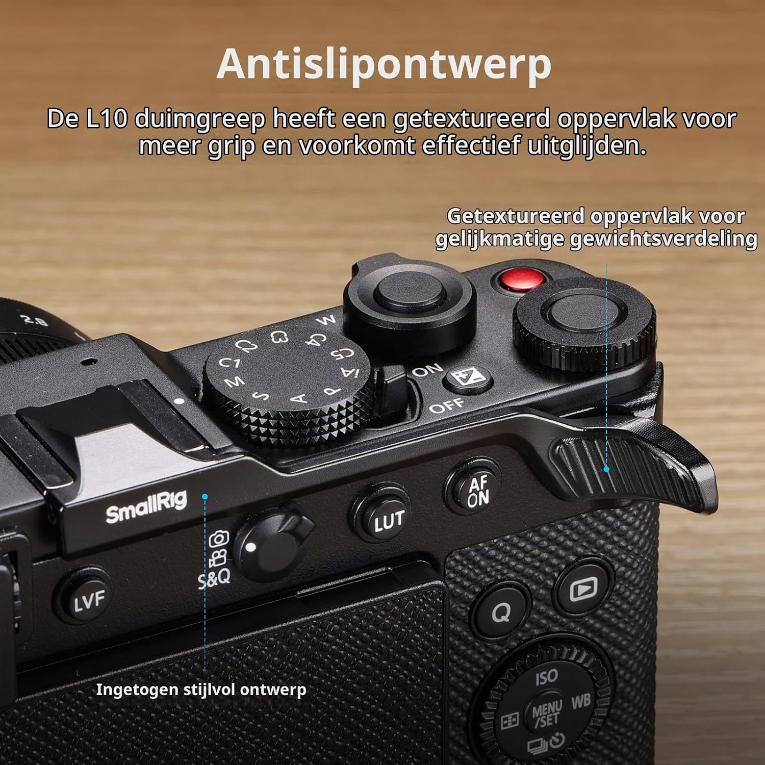 Thumbnail 4 de SMALLRIG L10-5702 duimgreep met flitsschoenafdekking voor Panasonic LUMIX L10