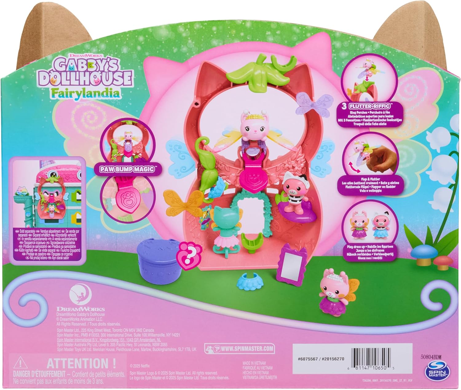 Thumbnail 6 de Gabby's Dollhouse Fairylandia: Set Kitty Fairy con Ali magiche (12 pezzi) – esclusiveali