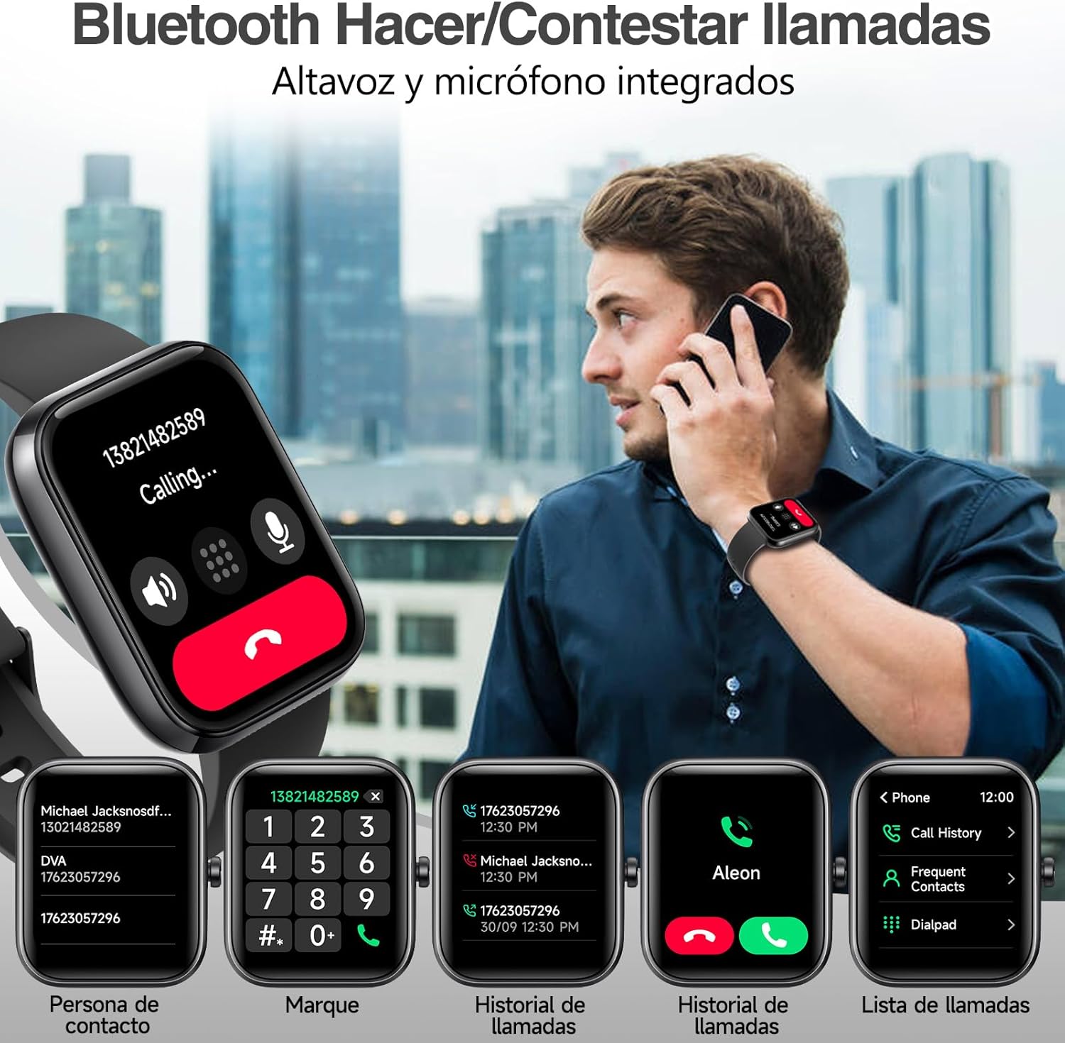 Detalle 2 de Konitee Reloj Inteligente 110 Modos