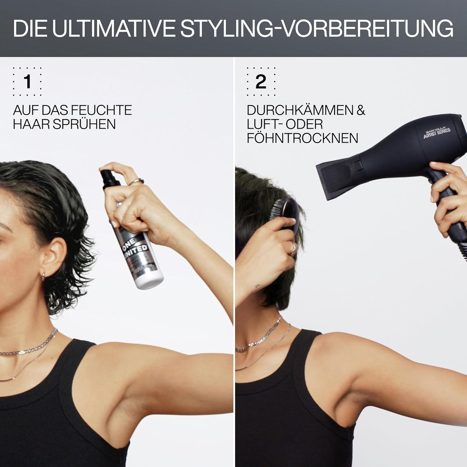 Thumbnail 5 de Redken One United Multi-Benefit Treatment: Feuchtigkeitsspendendes Pflege-Spray mit Hitzeschutz & Anti-Haarbruch