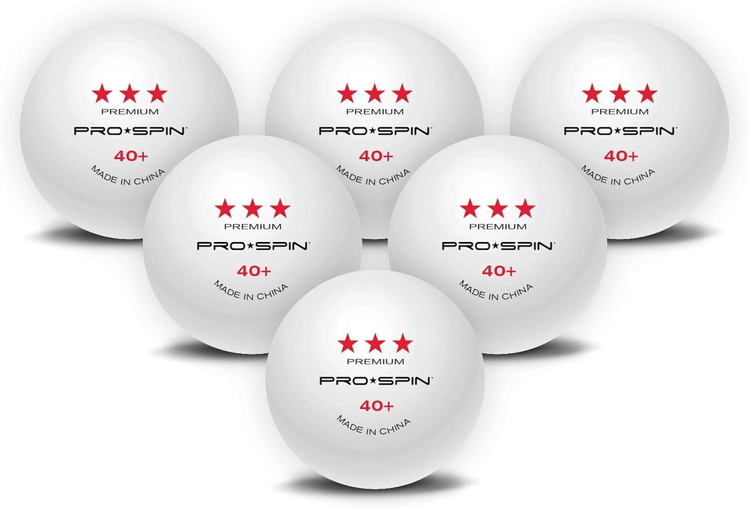 Detalle 2 de PRO-SPIN Ping Pong Balls 40+ 3-Star