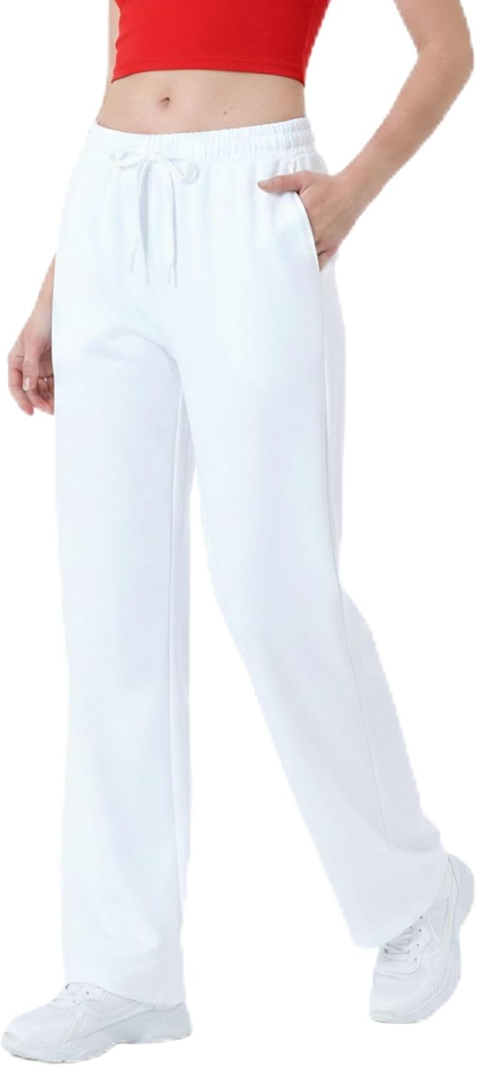 Thumbnail 6 de Smith & Solo joggingbroek voor dames van katoenmix met hoge taille en wijde pijpen