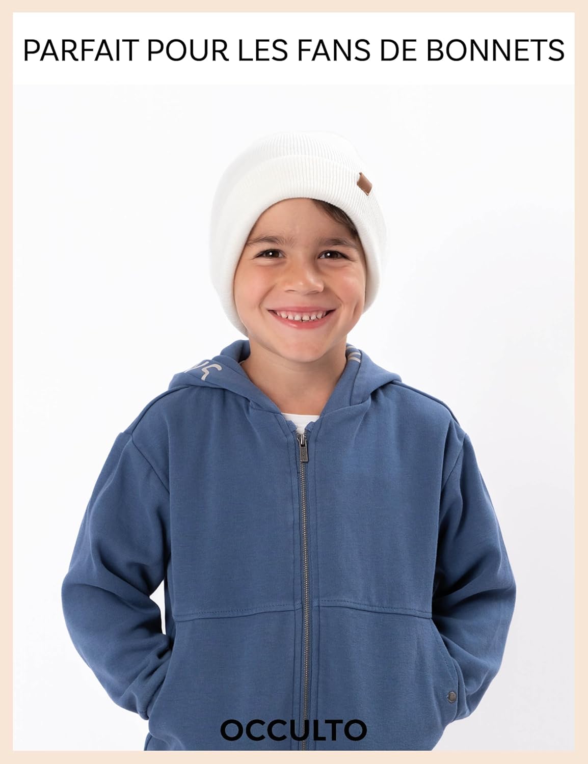Thumbnail 1 de Occulto bonnet d’hiver enfant Levi (polyacrylique) – modèle garçon & fille