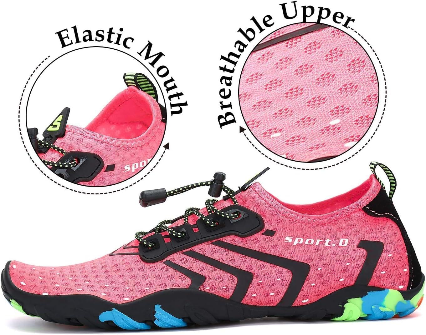 Thumbnail 4 de Saguaro Chaussures Aquatiques femme : chaussons d’eau respirants à séchage rapide