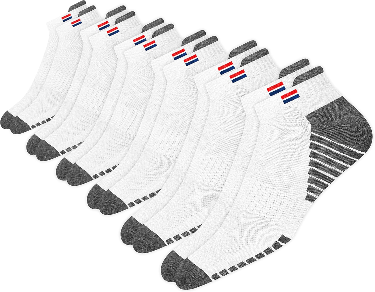 Thumbnail 3 de NAVYSPORT Chaussettes de sport basses en coton (lot de 6 paires) pour homme