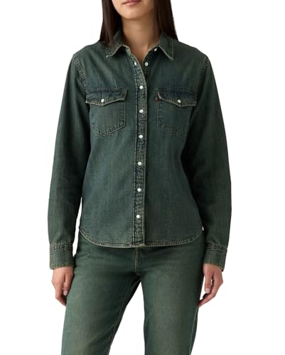 Detalle de Levi's Iconic Western Camisa Abotonada para mujer