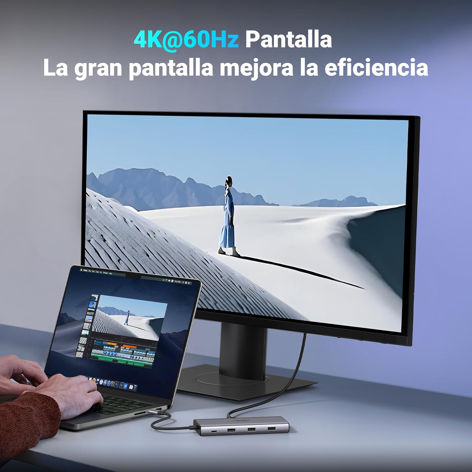 Thumbnail 3 de UGREEN Revodok Pro 109: Hub USB C 10Gbps con HDMI 4K 🌐