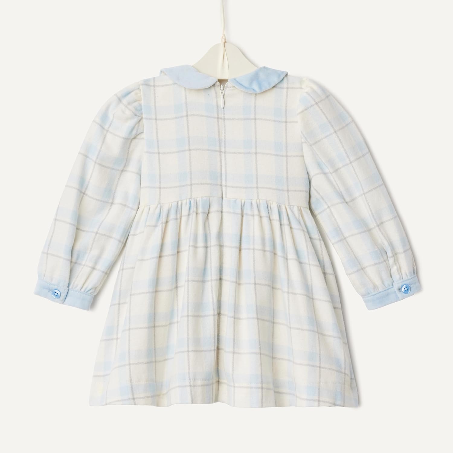 Detalle de Amazon Essentials x Sofia Grainge Toddler & Baby Girls' Long Sleeve Flannel Dress