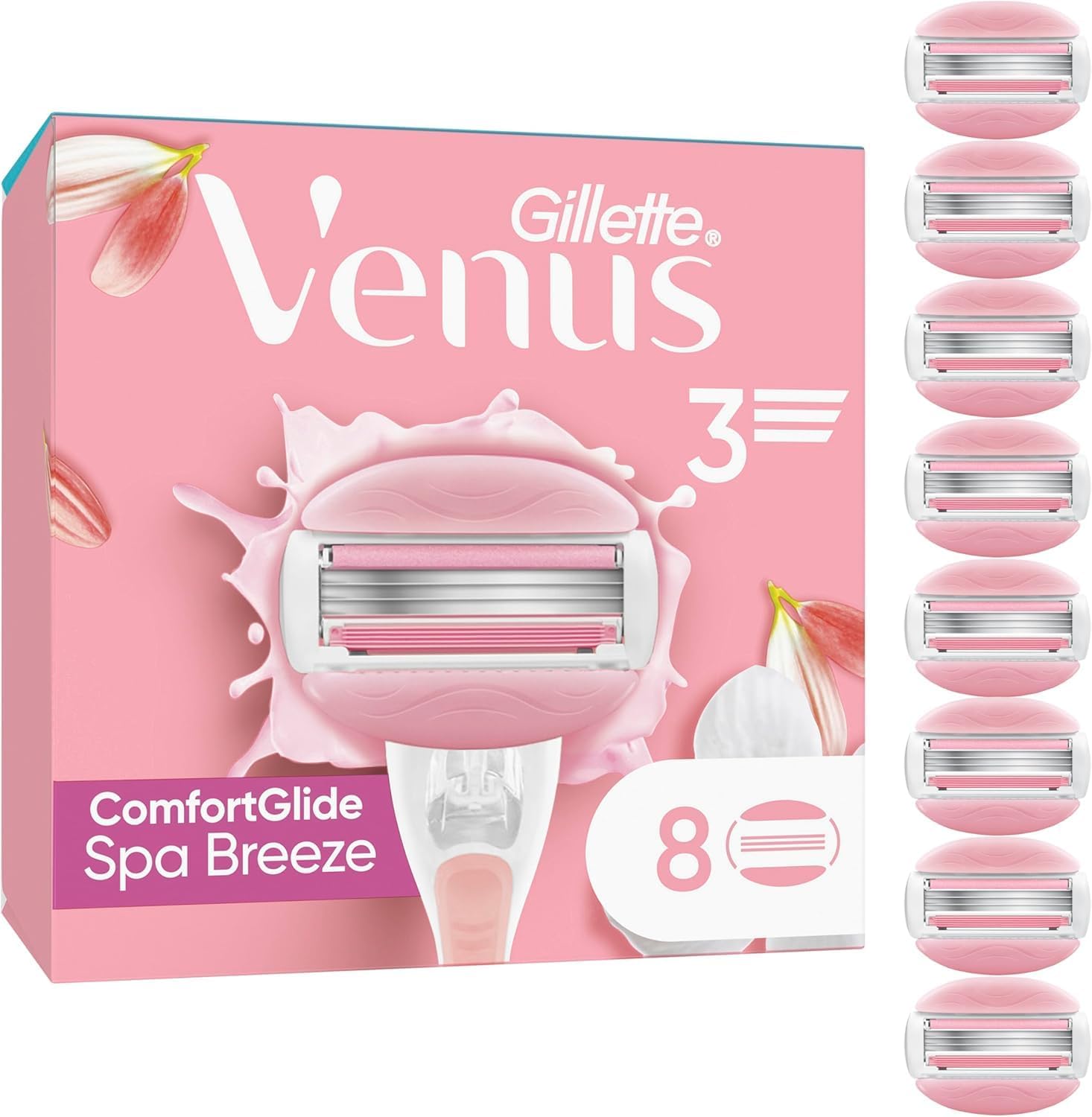 Thumbnail 6 de Gillette Venus Comfortglide Spa Breeze 10 pack razor blade refills 🪒
