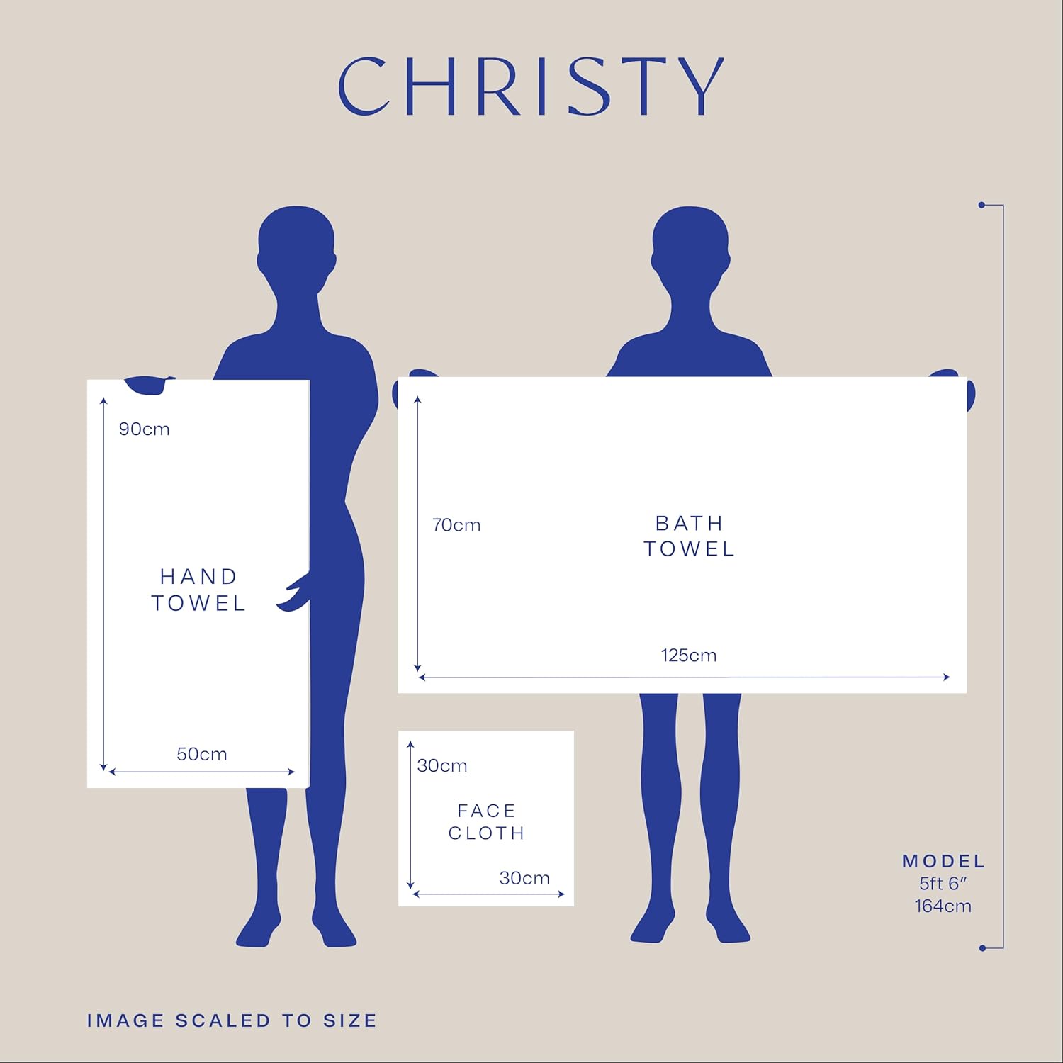 Thumbnail 3 de Christy Chroma Bath Sheets: Set of 2, 675GSM Extra-Absorbent 100% Cotton in Amber Orange