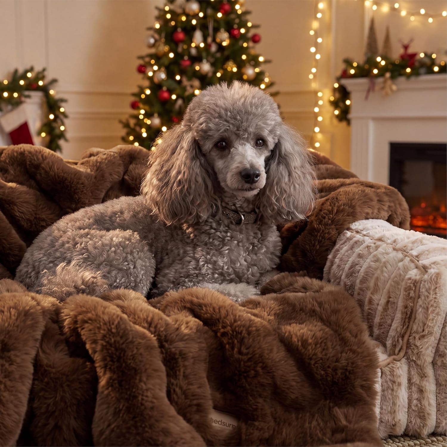 Thumbnail 6 de Bedsure Faux Fur Throw Blanket, 50 x 60 in