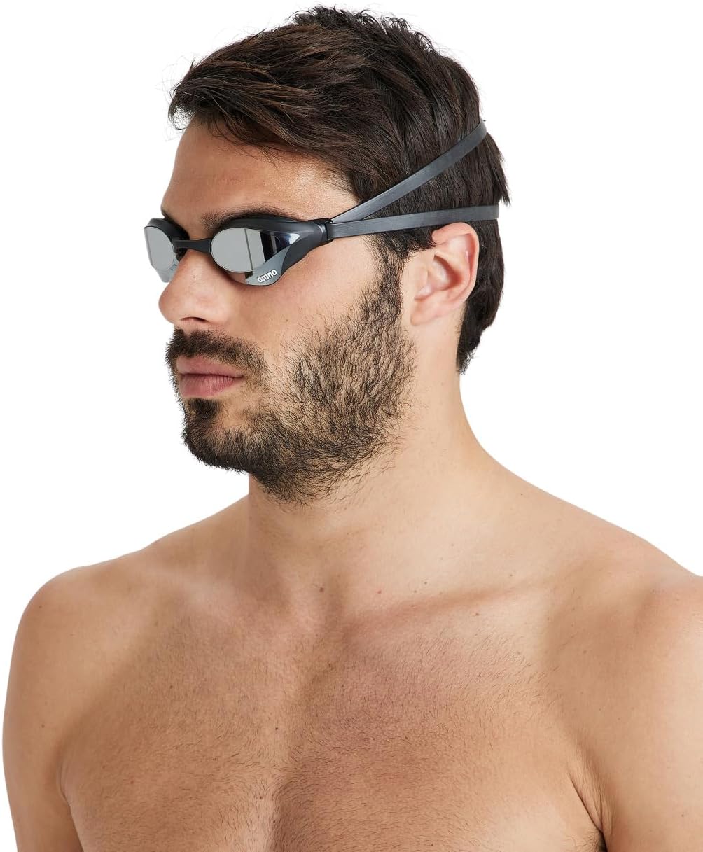 Detalle 2 de arena Cobra Core Swipe Mirror Wettkampf-Schwimmbrille, Unisex – 5 Nasenstege, Anti-Beschlag & UV-Schutz