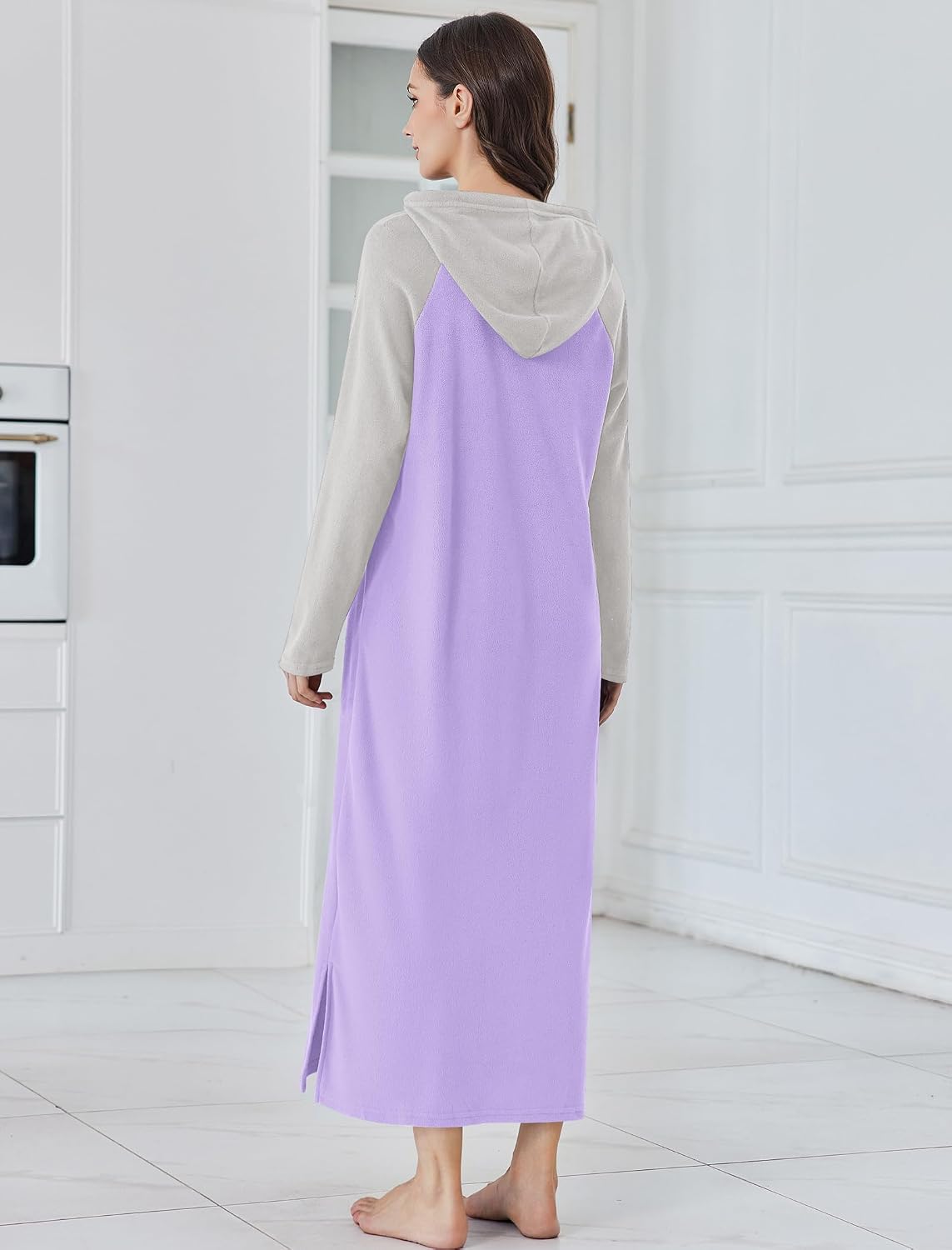 Detalle 2 de Ekouaer fleece nightgown