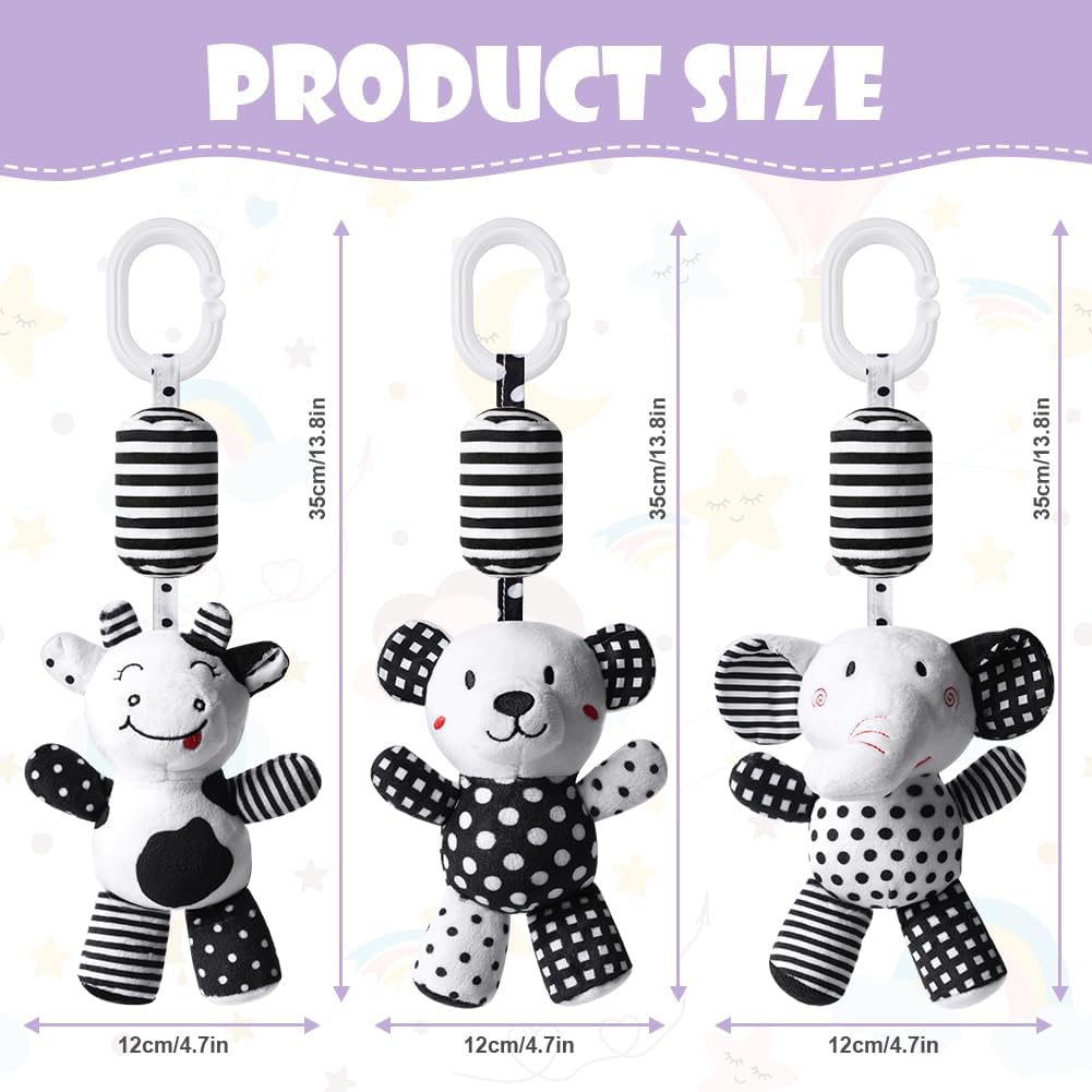 Thumbnail 1 de Aolso Baby pram pushchair hanging rattle set